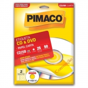 Etiqueta Pimaco Inkjet + Laser - Cd25B 07764