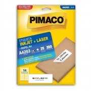 Etiqueta Pimaco Laser 38,1X99mm Com 350 Unidades A4263 02176
