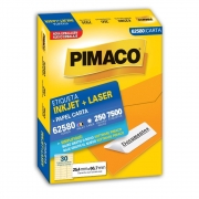 Etiqueta Pimaco Laser Com 7500 Unidades 25.4X66.7mm 62580 02149
