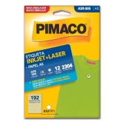 Etiqueta Pimaco Laser Envelope 12 Folhas 9mm A5R909 07509