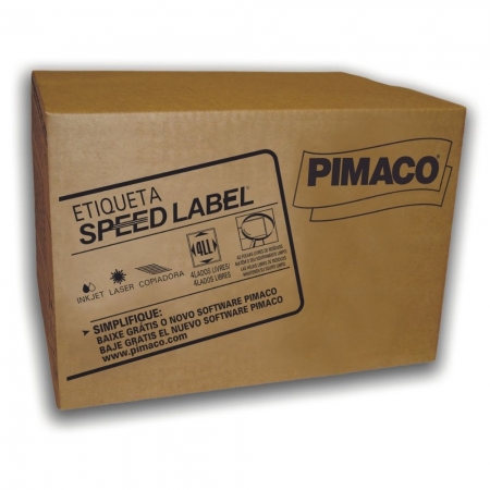 Etiqueta Pimaco Speed Label Carta 25,4X66,7 1.000 Folhas Com 30.000 Unidades Sl61080 09208