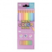 Lápis De Cor Tons Pastel Multicolor Super 10 Cores 11.1000Np Faber-Castell 32316