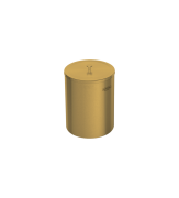 Lixeira Tramontina Útil em Aço Inox Scotch Brite com revestimento especial a base de verniz Gold 5L 94540051 32203