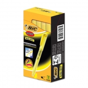 Marcador de Texto Brite Liner Amarelo Com 12 Unidades BIC 03359