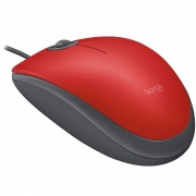 Mouse Logitech Silent USB Vermelho M110 27520