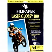 Papel Glossy Filipaper Laser Pro 180Gr A4 com 30Fls 02511 11365