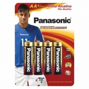 Pilha Panasonic Alcalina Pequena AA 4 Un. 10409