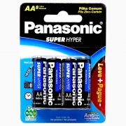 Pilha Panasonic Super Hyper Stand Palito AA 8 Un. UM-3SHSl8P6 29998