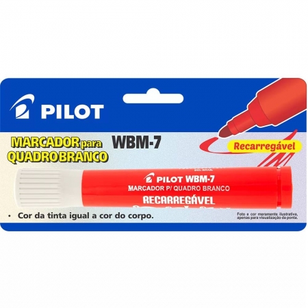 Pincel para Quadro Branco Pilot Wbm-7 Vermelho 24985