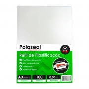 Plastico Para Plastificação Polaseal A3 0,5 303X426 Com 100 Un. 26262
