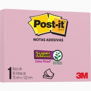 Post-It 3M 76mm X 102mm Rosa Milênio 90 Fls HB004657175 29991