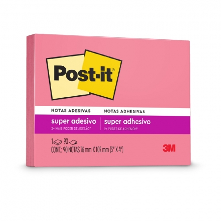 Post-It 3M 76mm X 102mm Rosa Pink 90 Fls HB004657183 29994