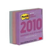 Post-It 3M Cubo 654 76mm X 76mm Coleção Decadas - Anos 2010 270 Fls HB004660567 29389