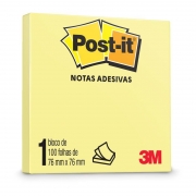 Post-It 654 76mm X 76mm 100 Fls. Amarelo 3M 01516