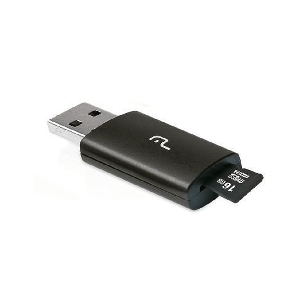 Adaptador USB + Cartão de Memoria 16Gb Multilaser Smartogo Classe10 MC121 28788