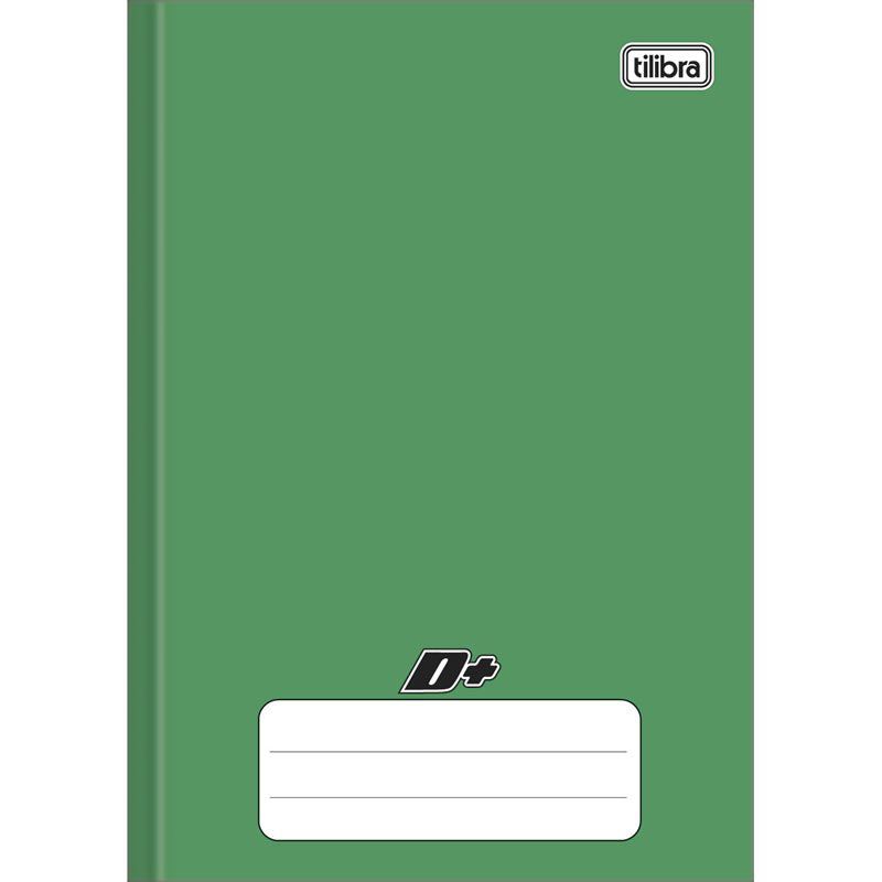 Caderno Brochura Capa Dura Verde 1/4 (Tamanho Pequeno) 116718 Tilibra 16888