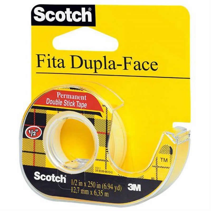 Fita Dupla Face Scotch 12,7mm X 6,35m 24664