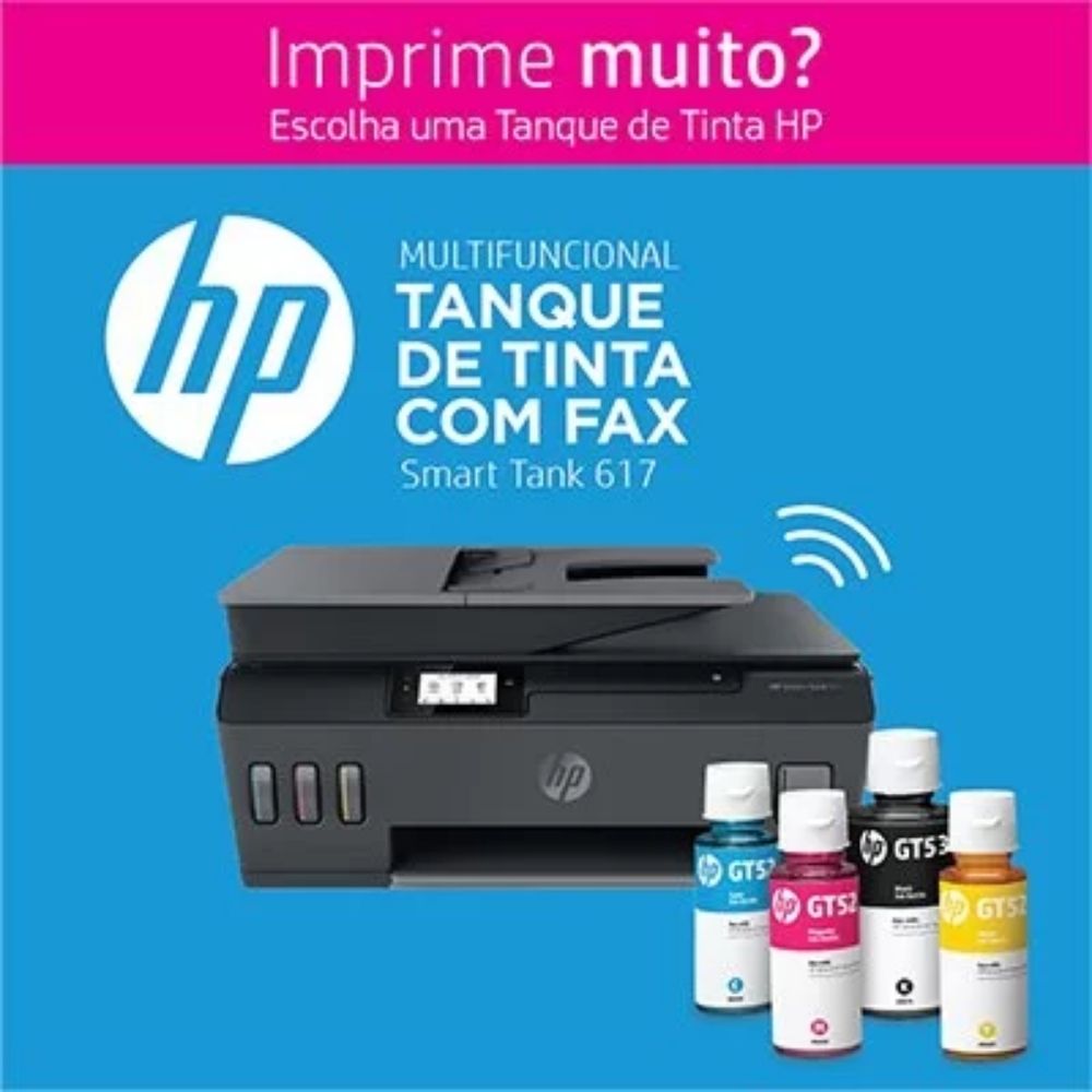 Impressora Multifuncional 617 Tanque De Tinta Wireless Y0F72A HP 30286