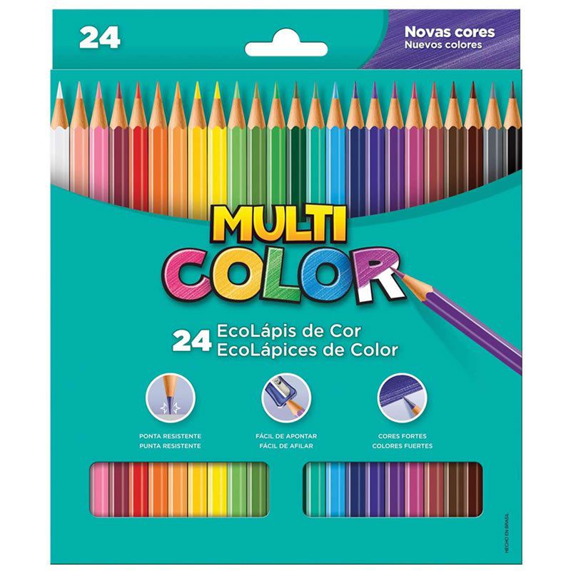 Lápis de Cor 24 Cores Super 11.2400N Multicolor 14992