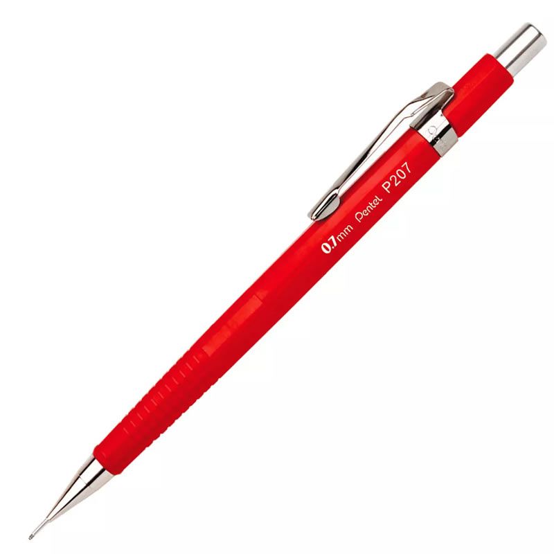 Lapiseira 0.7mm Pentel Técnica Vermelha P207-FR 17027