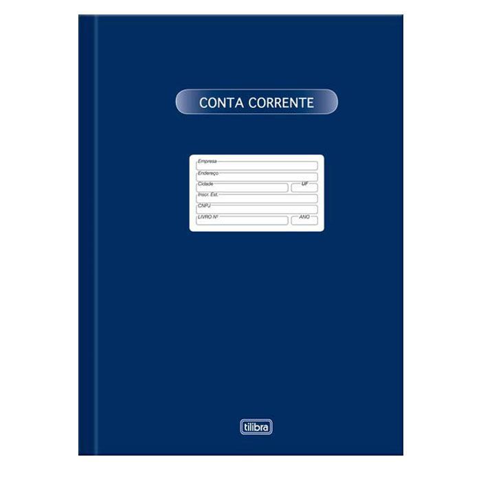 Livro Conta Corrente Grande com 50 Folhas Tilibra 120197 01687