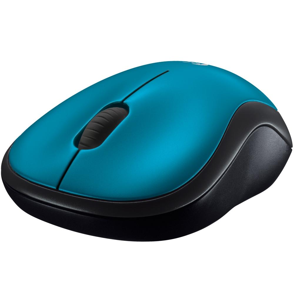 Mouse Mini Sem Fio RC Nano M185 Azul Logitech 24950