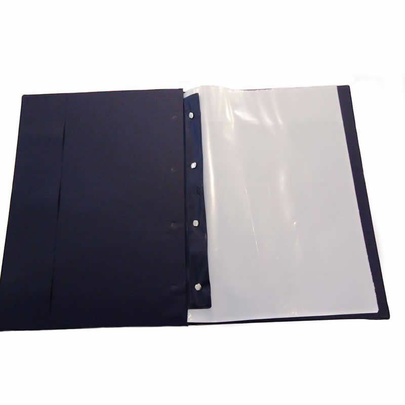Pasta Catalogo ACP 335X245 Com 20 Envelopes Plásticos 0,12 PP Line Azul 132 17588
