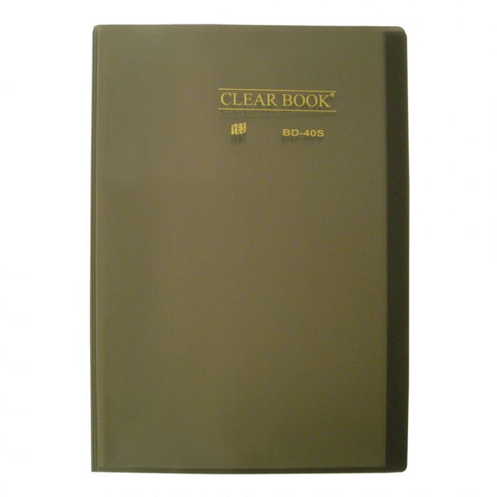 Pasta Catálogo Fumê Clear Book com 40 Folhas 24X34cm Bd40S Yes 12454
