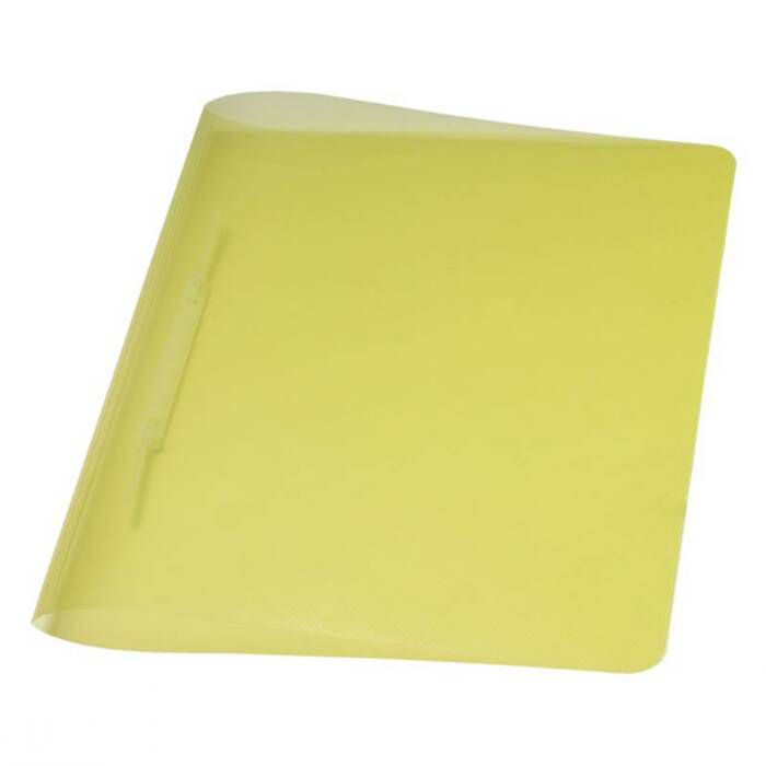 Pasta Dobrada Plast Amarelo Em PP com Grampo Plástico 0291A Dello 07988