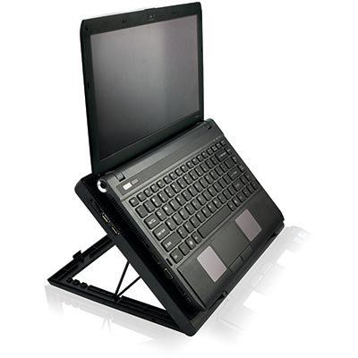 Suporte Multilaser Para Notebook Com Cooler Power Gamer Luminoso Ac267 23018