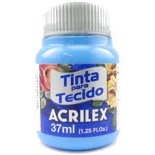 Tinta Tecido Acrilex 37ml Azul Celeste 503 04140 03969
