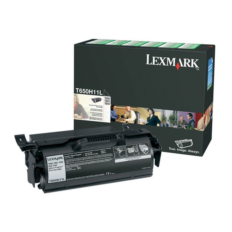 Toner Lexmark T650H11B Preto 20784