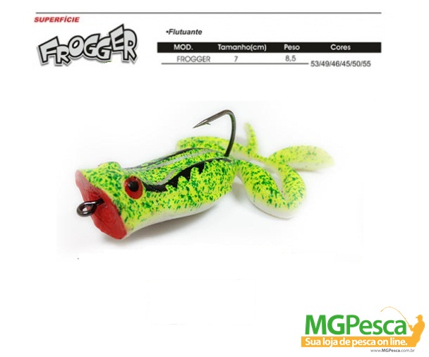 Isca Artificial Marine Sports Frogger Live Action