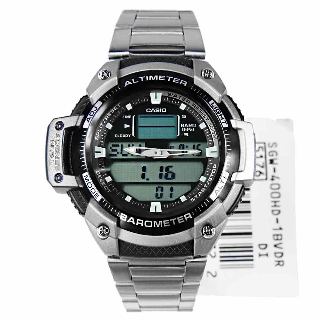 Relógio Casio OutGear SGW-400HD com Barômetro e Altímetro