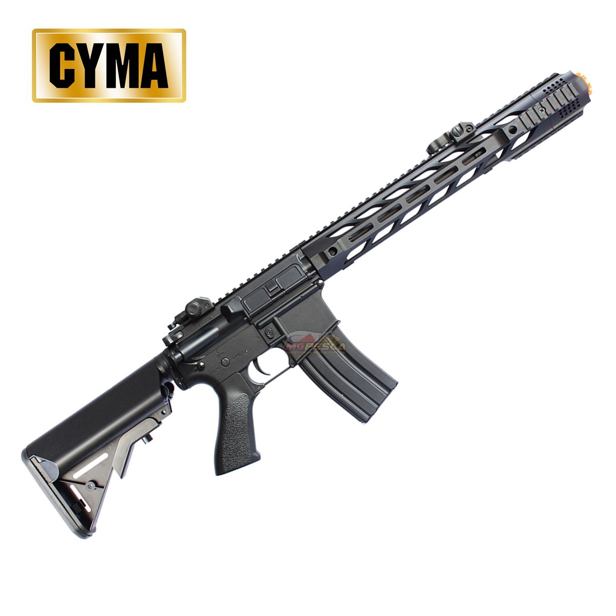 Rifle Airsoft Elétrico Cyma M4A1 CM518 Black - Bivolt - Calibre 6,0mm