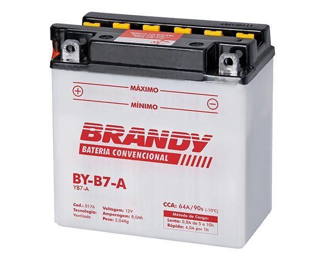 Bateria com Solução Brandy - BY-B7-A - Kansas Yes 125 Gs 120