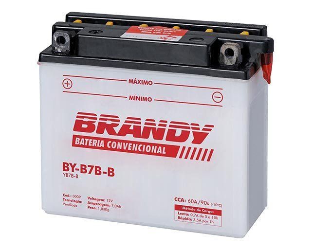Bateria com Solução Brandy - BY-B7B-B - Strada Neo Sahara