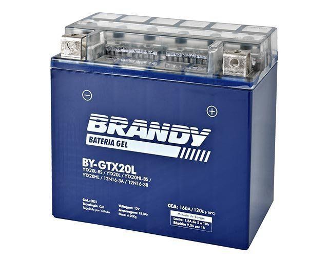 Bateria Tiger Explorer R1200 K1200 em Gel Brandy BY-GTX20L