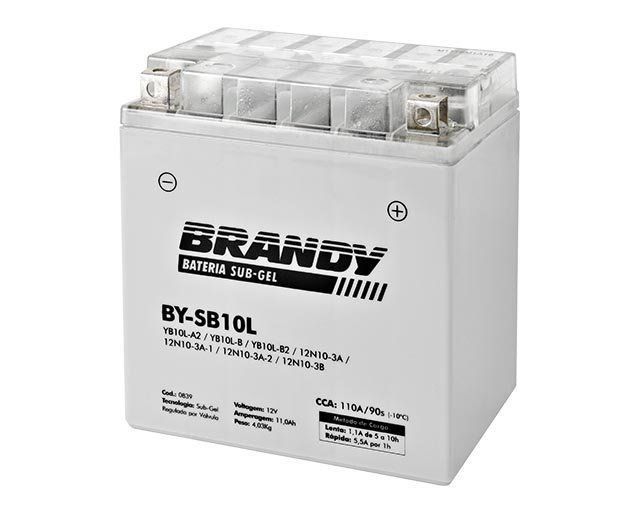 Bateria Sub-Gel Brandy - BY-SB10L - Virago Intruder Gs 500