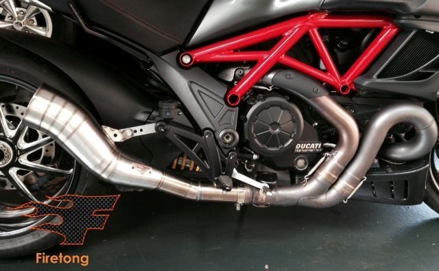 Escapamento Esportivo Ducati Diavel 11/17 Flame Firetong