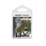 Anzol Crown Super Para Catfish Black Preto Número 10/0 Cartela Com 5 Unidades