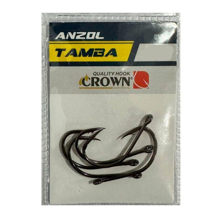 Anzol Crown Tamba Black Número 5/0 com 05 Unidades