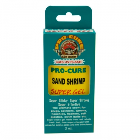 Essência para Iscas em Gel Pro Cure Sabor Atrativo Sand Shrimp ou Camarão-Areia 2Oz 60ml