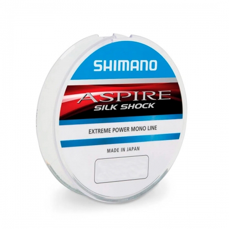 Linha de Pesca Shimano Monofilamento Aspire 0,10mm Silk Shock 150m