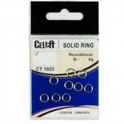Solid Ring Simples Nickel Celta CT1025 Nº3 78lb Cartela com 10un