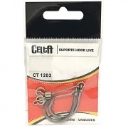 Suporte Hook Live Celta CT1203 Nº6/0 Cartela com 2un