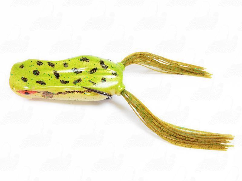 Isca Marine Sports Art Popper Frog Sapinho Cor 179 Verde Dourado