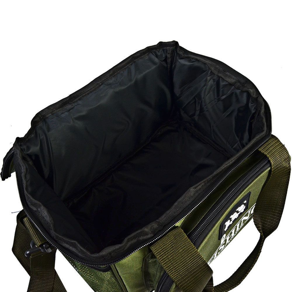 Bolsa de Pesca Fishing Bag Neo Plus Cor Verde c/ Alça Ajustável
