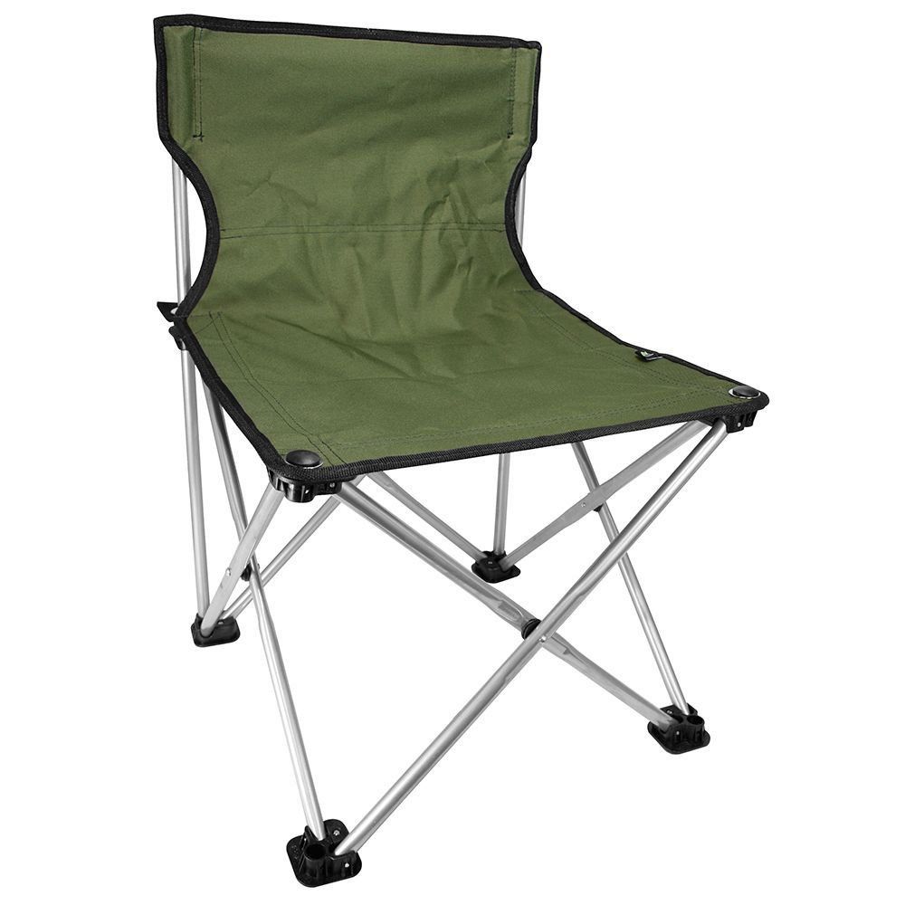 Cadeira Retrátil para Pesca e Camping Jogá Cor Verde em Aço Suporta até 120 kg Tamanho P