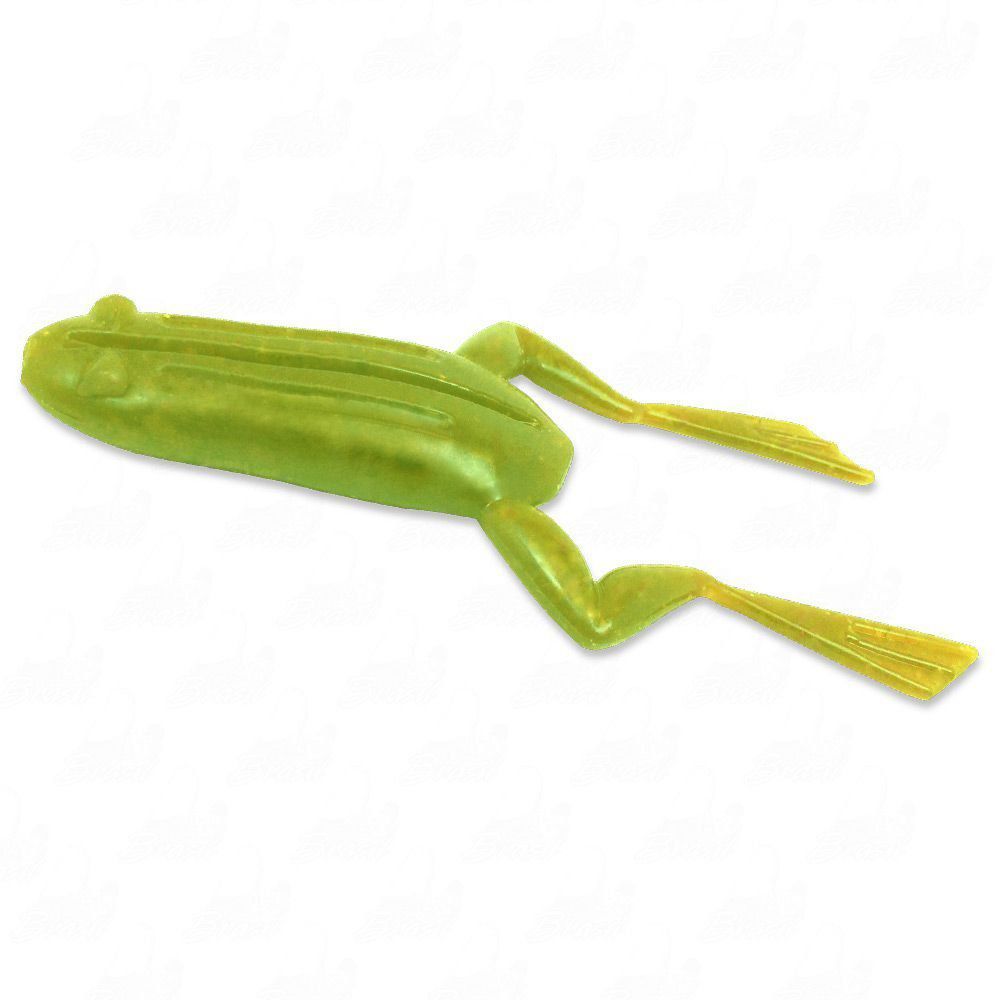 Isca Soft X-Frog Monster 3x Sapinho com 2 UN Cor 012 Mellow Para Anzol Offset Para Traíras e Tucunarés